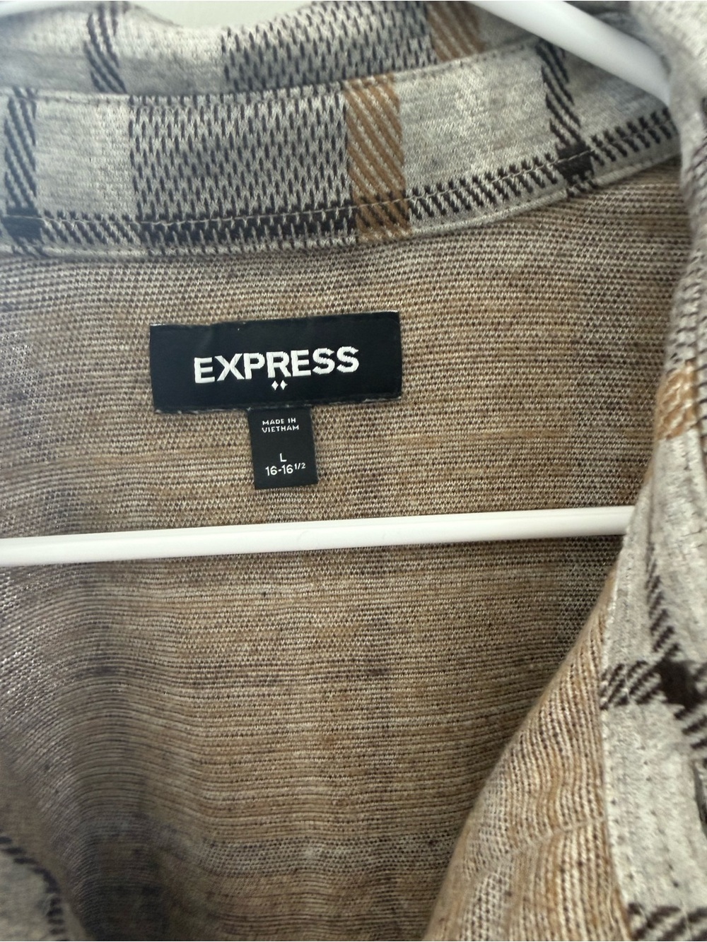 Express plaid button down - Picture 3 of 3